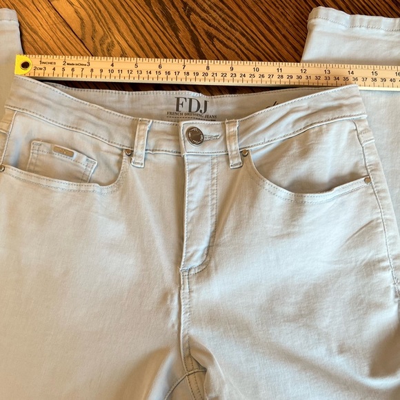 FDJ French Dressing Tapered Ankle Leg Jean Light Blue Women’s Size 8 - Picture 8 of 10